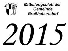 Mitteilungsblätter des Jahrgangs 2015