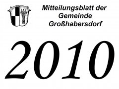 Mitteilungsblätter des Jahrgangs 2010 Mitteilungsblätter des Jahrgangs 2010