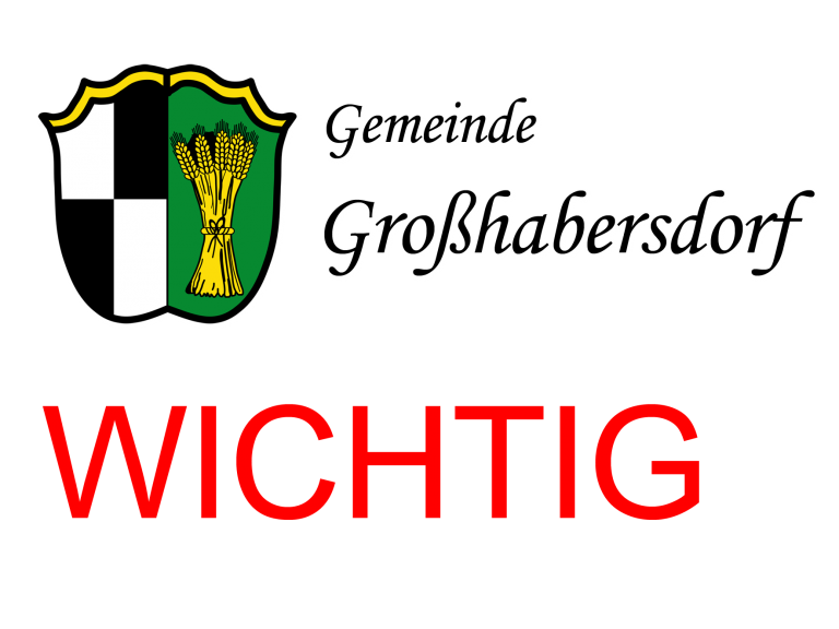 Gemeinde Großhabersdorf - WICHTIG